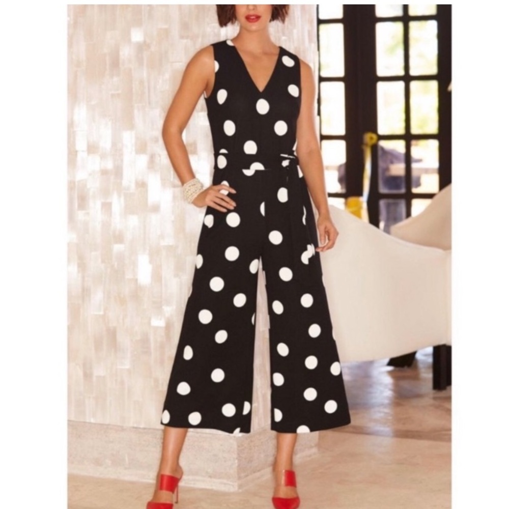 Karl Lagerfeld polka dot jumpsuit size 8